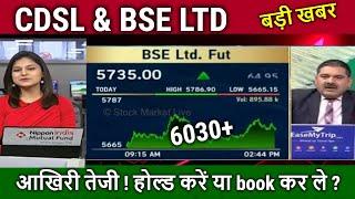 CDSL & BSE LTD share latest news anil singhvi,cdsl,bse share analysis,target tomarrow,nse ipo Date