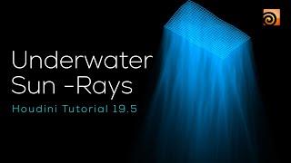 Houdini Tutorial | How to make Underwater Sunrays in Houdini