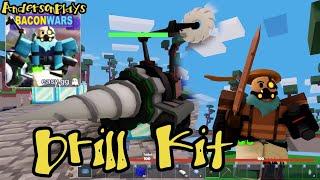 AndersonPlays Roblox BaconWars  [NEW KIT!] Update - BedWars Drill Kit