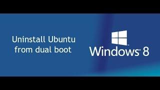How To Remove Ubuntu 14.04 Lts From Dualboot With  Windows 7/8/10