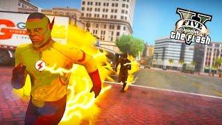 GTA 5 PC - Kid Flash Crossover The Flash ! Speedsters Fight Crimes ! (Ultimate Flash LSPDFR)