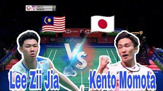 KEHEBATAN MEMPERTAHANKAN PERMAINAN‼️ Lee Zii Jia  MELAWAN Kento Momota  SUATU KETIKA ITU‼️