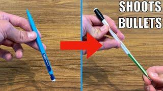 How To Turn A Mechanical Pencil Into An AIRSOFT GUN!