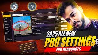 ALL NEW (SETTINGS) OF FREE FIRE | PRO SETTINGS +(SENSITIVITY)+FIRE BUTTON HEADSHOT SETTING FREE FIRE