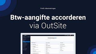 Btw-aangifte accorderen via OutSite (Accountancyportal)