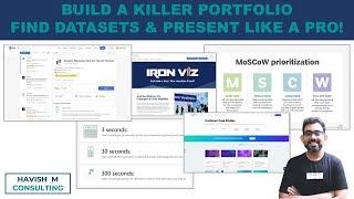 BUILD A KILLER PORTFOLIO: FIND DATASETS & PRESENT LIKE A PRO!