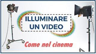 Illuminare un video come nei film