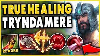 DEATHS DANCE REWORK MAKES TRYNDAMERE UNKILLABLE! INFINITE HEALING! - League of Legends