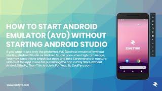 How To Start Android Emulator (AVD) Without Starting Android Studio