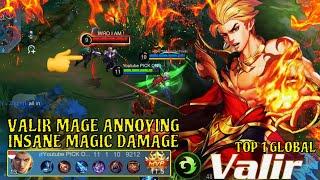 VALIR 100% INSANE MAGIC DAMAGE‼️ BUILD TOP 1 GLOBAL VALIR - VALIR BEST BUILD 2022 ~ MOBILE LEGENDS