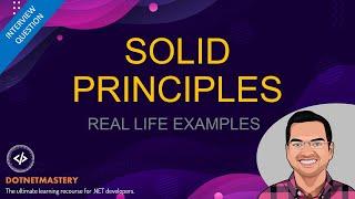 SOLID Principles of Object Oriented Programming - Real Life Examples