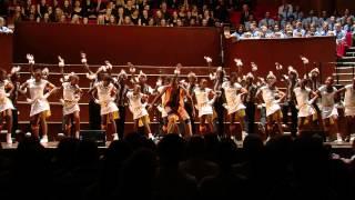 Project Zulu performing a traditional Zulu wedding song and dance at the Colston Hall, Bristol.