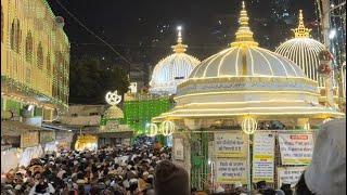 Ajmer dargah chati sharif ki raat ka mahol kya h urs mubarak 2025 bhid hue bekabu lakho ki 