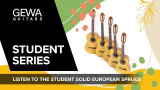 Features  GEWA Guitars Student Solid European Spruce