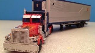 TRANSFORMERS MOVIE TRILOGY OPTIMUS PRIME VIDEO TOY REVIEW