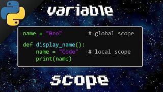 Python variable scope 