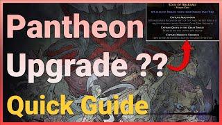 How to Upgrade Pantheon Fast | Quick Guide | PoE 3.24