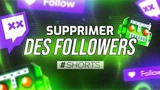 Comment Supprimer des Followers de sa Chaîne Twitch (arme anti bot) #Shorts