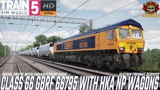 Class 66 GBRF 66795 With HKA NP Wagons | WCML South | Train Sim World 5 #tsw5 #railway