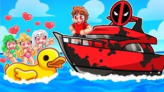 Rizzing Girls With The New DEADPOOL Boat In Roblox SHARKBITE...