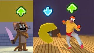 FNF Character Test | Gameplay VS Minecraft Animation VS Real Life | Pacman | Pibby | Jerry