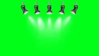 Disco light green screen