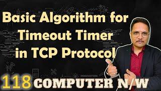 Basic Algorithm for Timeout Timer in TCP Protocol