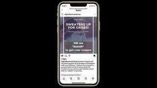 Keyword Trigger Instagram DM Automation for Ecommerce Business- IG Post/Ad Example