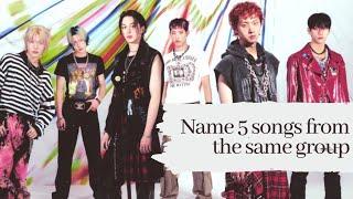 [KPOP GAME] CAN YOU NAME 5 SONGS FROM THE SAME GROUP ? | BOYGROUPS VERSION (#3)
