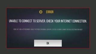 How To Fix Unable to connect to server. check your internet connection in Modern Strike Online