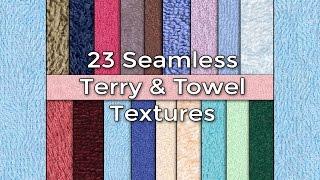 (Promo) Hi-Res Seamless Towel & Terry Cloth Fabric Textures Pack