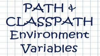 PATH and CLASSPATH Environment Variables - JAVA Tutorial