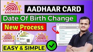 How To Change Date Of Birth In Aadhar Card | Aadhar card me DOB kaise change kare - Latest Process
