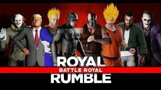 WWE 2k18 - 30 MAN CELEBRITY ROYAL RUMBLE!!!!!!