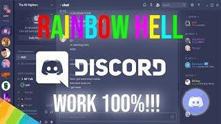 Discord Rainbow Hell Bot 2020 [New] How to use?