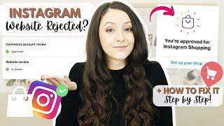 Why your Instagram Shop's Website was Rejected and How to Fix it! How to Enable Instagram Shopping