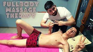 FULL BODY MASSAGE WITH TICKLING AND PLENTY OF RELAXATION - ASMR CHEST,LEG,BACK,HAND,ARM MASSAGE