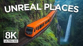 UNREAL PLACES: Nature's Most Breathtaking Secrets Revealed - Travel Video 8K