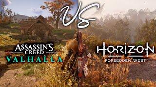 PC Horizon Forbidden West vs Assassin’s Creed Valhalla - Side by Side Graphical Comparison