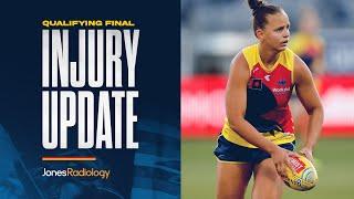 AFLW Jones Radiology Injury Update: Qualifying Final