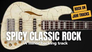 Spicy Classic Rock Guitar Backing Track In A Minor