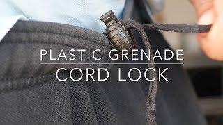 Plastic grenade cord lock