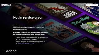 How to Fix HBO MAX Not in Service Area