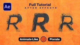 Create Grungy Text Animations like Pixrate in After Effects - No Plugins
