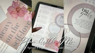 Plan With Me | February Weekly Spread | Digital Journaling