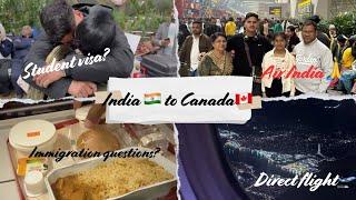 India to Canada | Direct flight to Vancouver | Immigration questions | Whole travel Journey