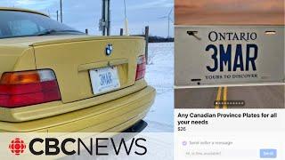 How easy is it to duplicate an Ontario licence plate?
