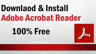 How To Download and Install Adobe Acrobat Reader DC | Download Adobe Acrobat Reader