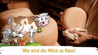 Wie wird Milch zu Käse? Professor Globus und unser Globini helfen aus