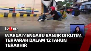 Banjir di Sangatta Kutim Meluas dan Merendam Ribuan Permukiman Warga | Kabar Pagi tvOne